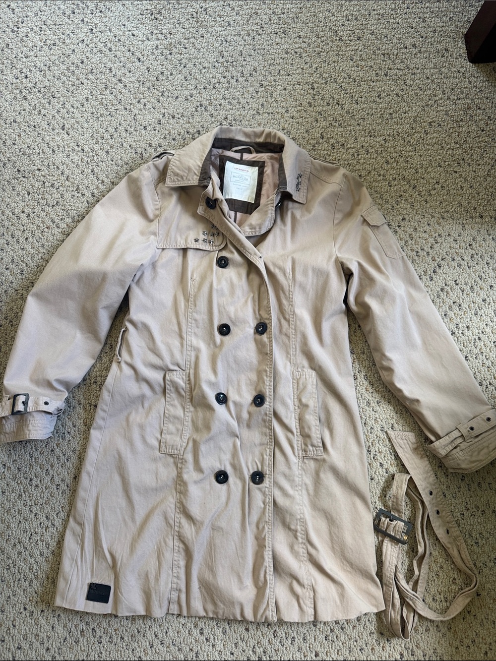 SURPLUS RAW VINTAGE Classic Beige Trench Coat - Women